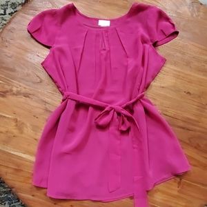 Dark pink/maroon maternity shirt